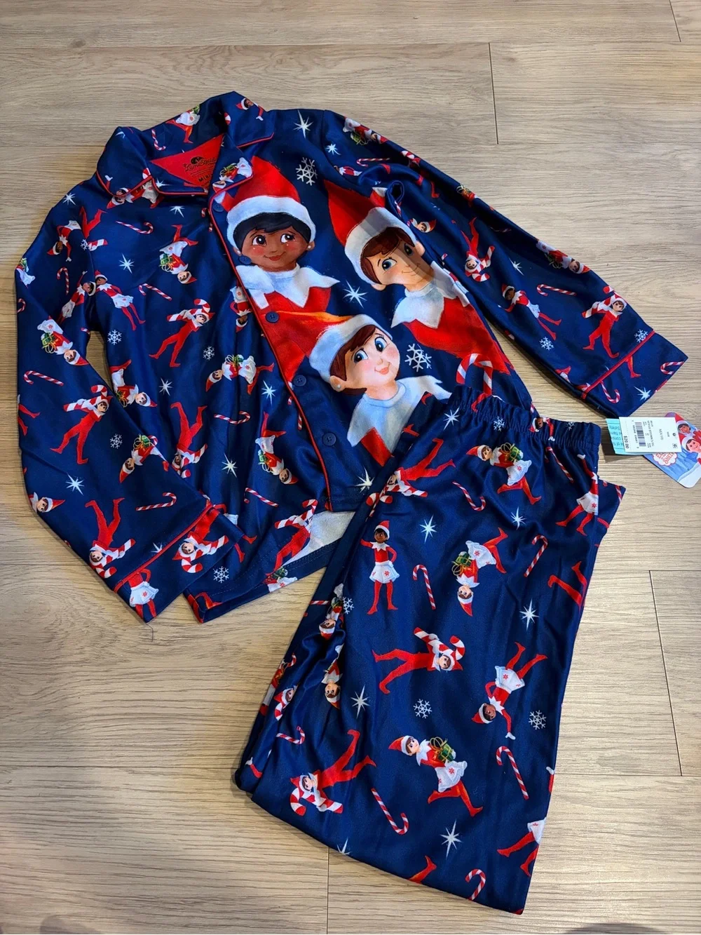 Kids Christmas Pajama Set Size 8-10